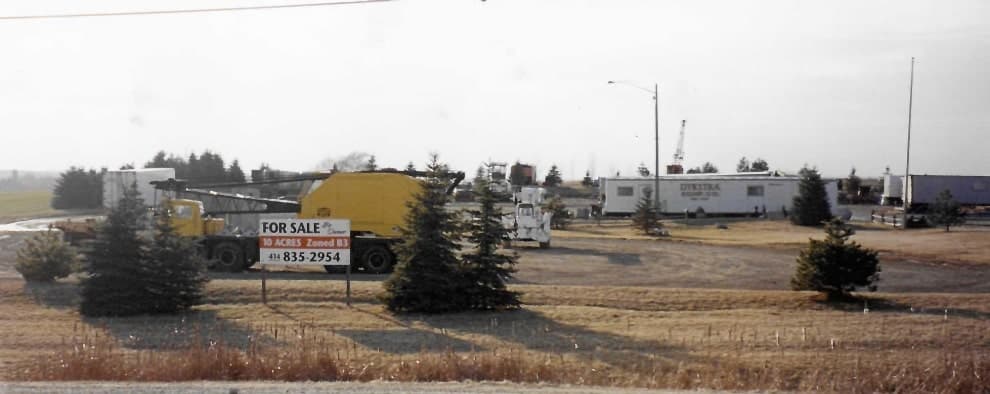 Original Sales lot of Javco that shows the start of the business and its small beginnings